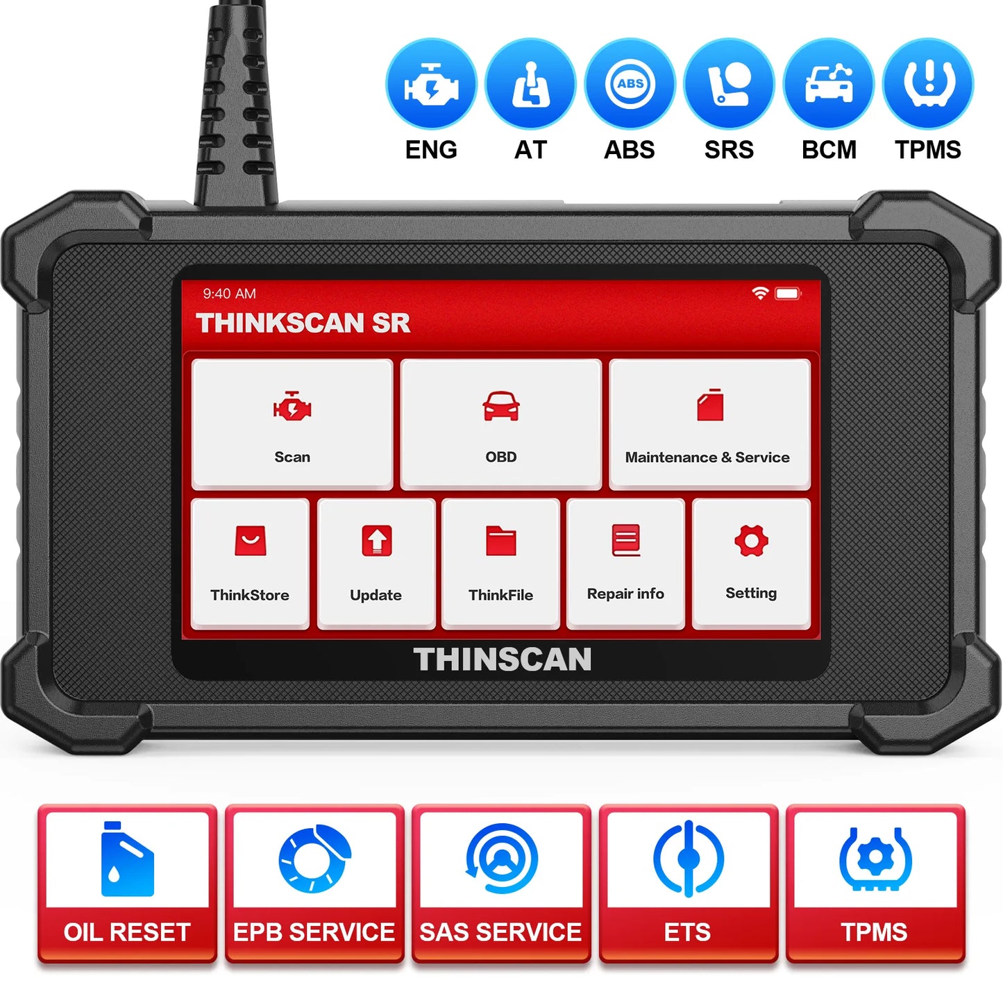 THINKSCAN SR4 SR6 Professional Obd2 Diagnostic Scanner