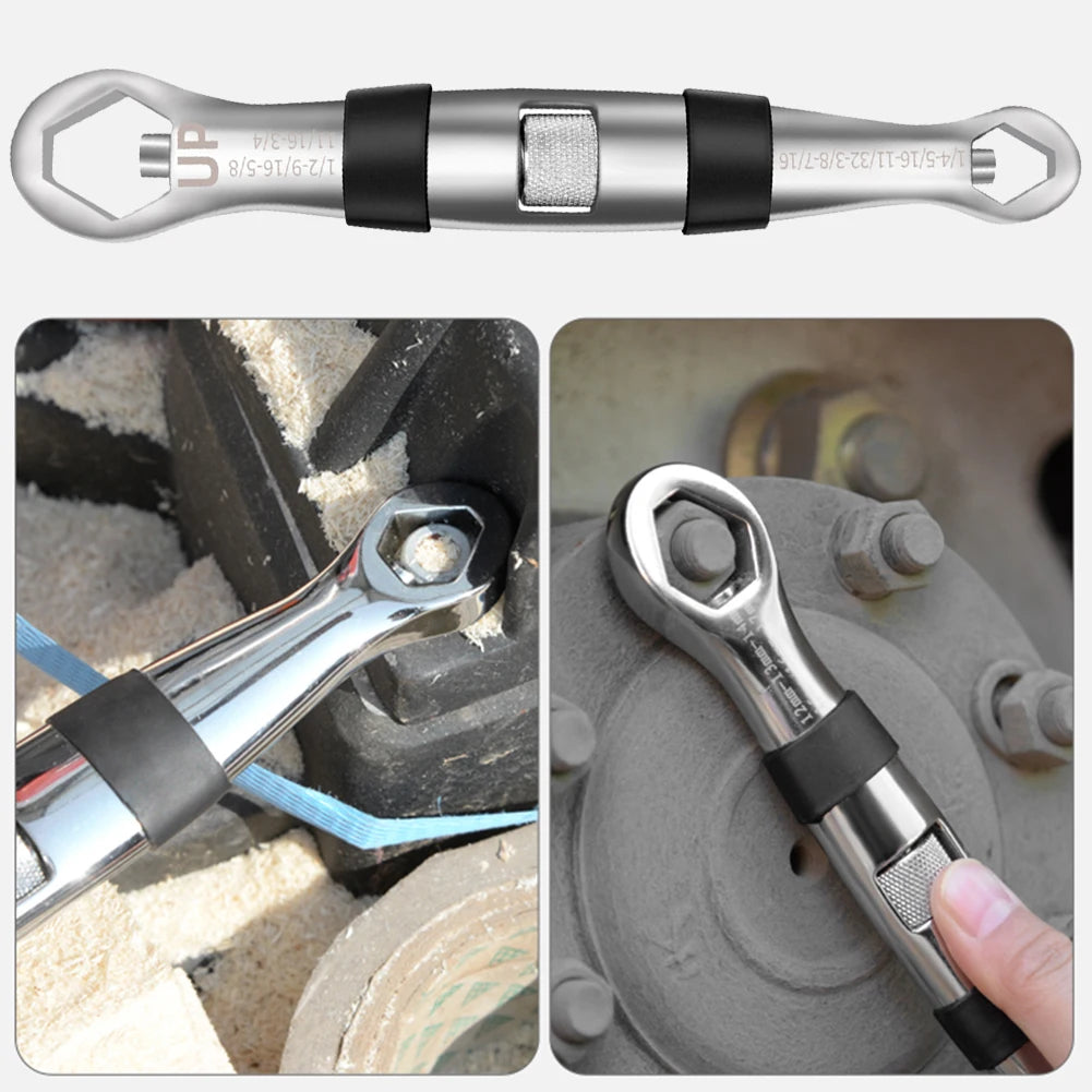 23 in 1 Double End Adjustable Universal Wrench