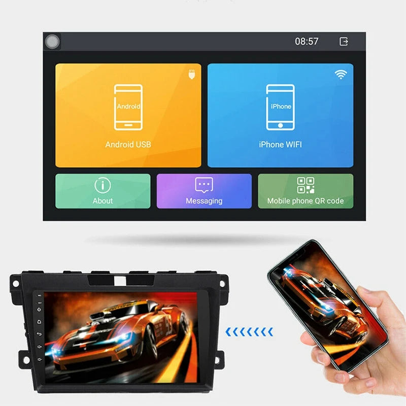 For Mazda CX-7 2008-2015- Car Radios, Android 9.1, Stereo, GPS Navigation, 2+32GB Canbus, 2020 New 2 Din