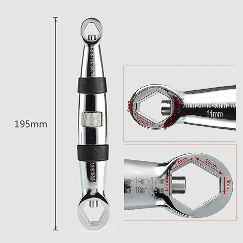 23 in 1 Double End Adjustable Universal Wrench