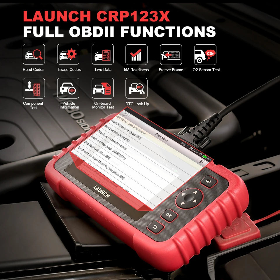 X-431 LAUNCH CRP123X OBD2 Scanner Auto Code Reader Car Diagnostic Tool