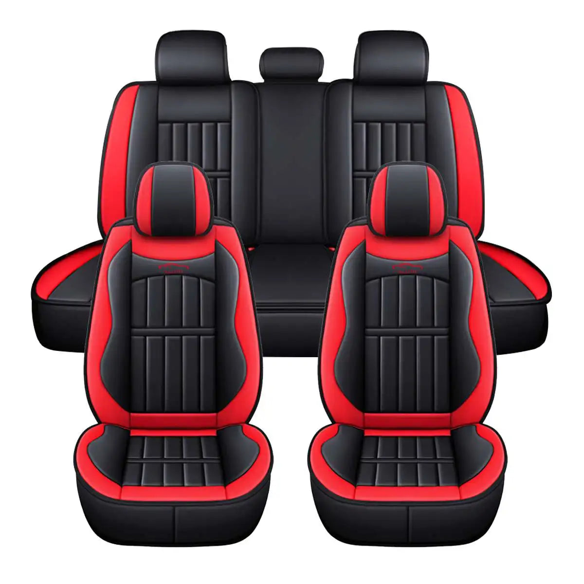 11PCS 5 Seats Car Seat Covers, Synthetic Leather SUV/Truck