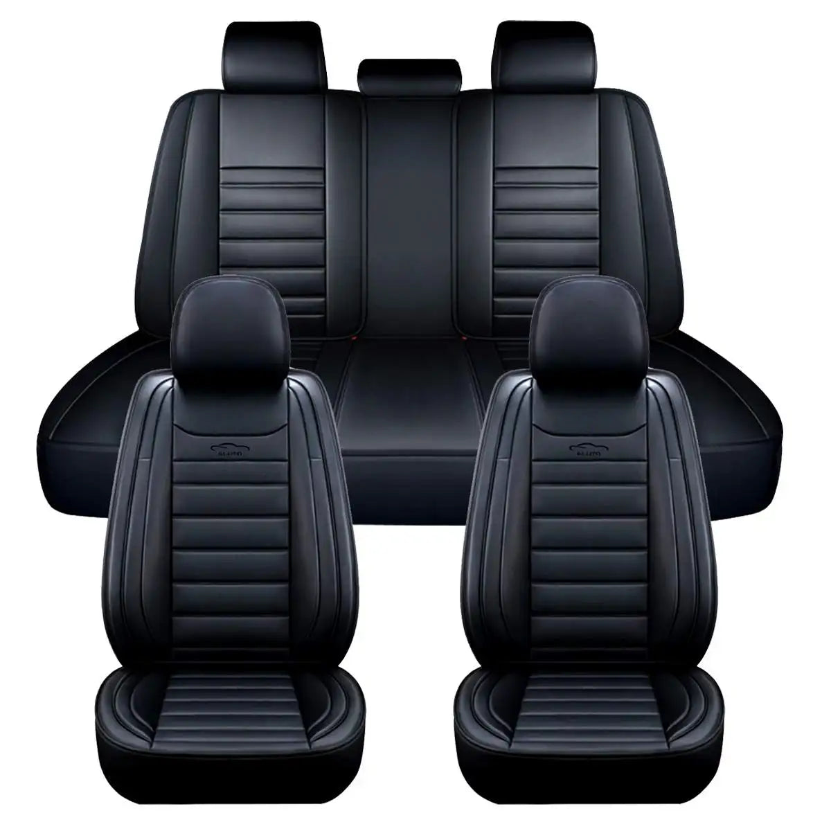 11PCS 5 Seats Car Seat Covers, Synthetic Leather SUV/Truck