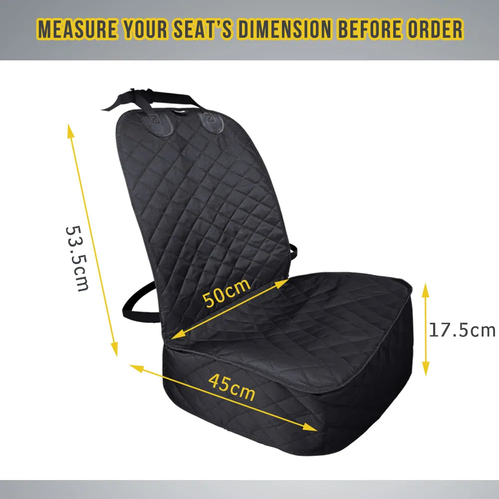 Waterproof Car Pet Seat Cover For Rear of Front Seats & Back Seat.