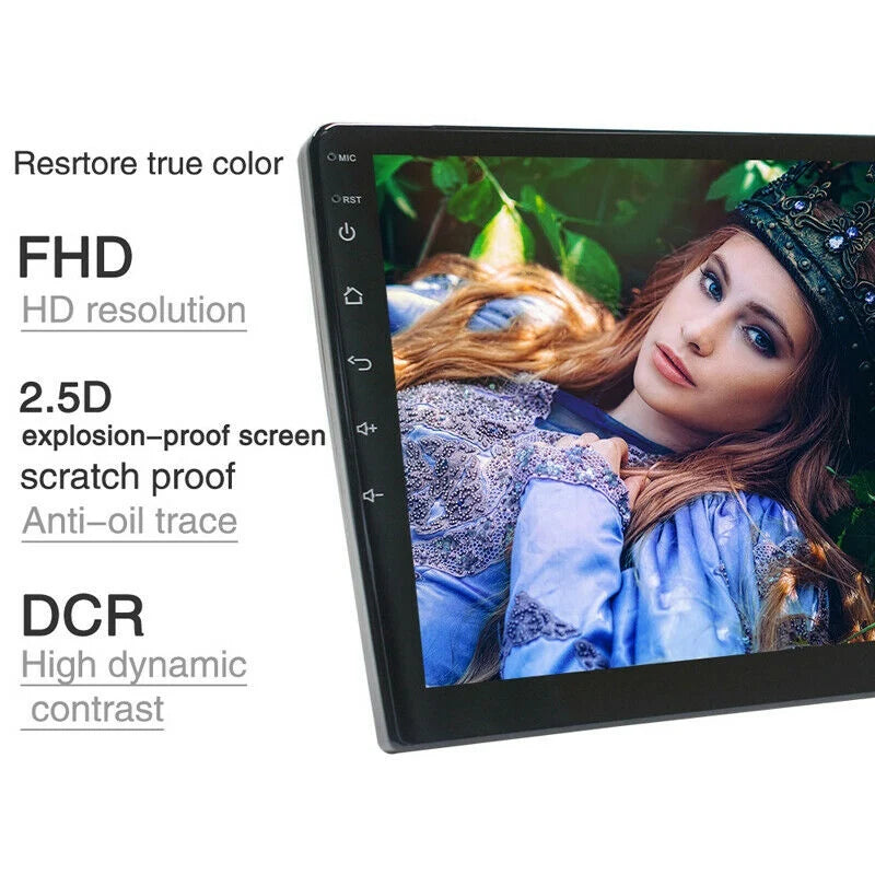 For Toyota Highlander 2009-2012- Android 10.1, 2Din Car Stereo Radio, Car Multimedia Video Player, GPS Navigation