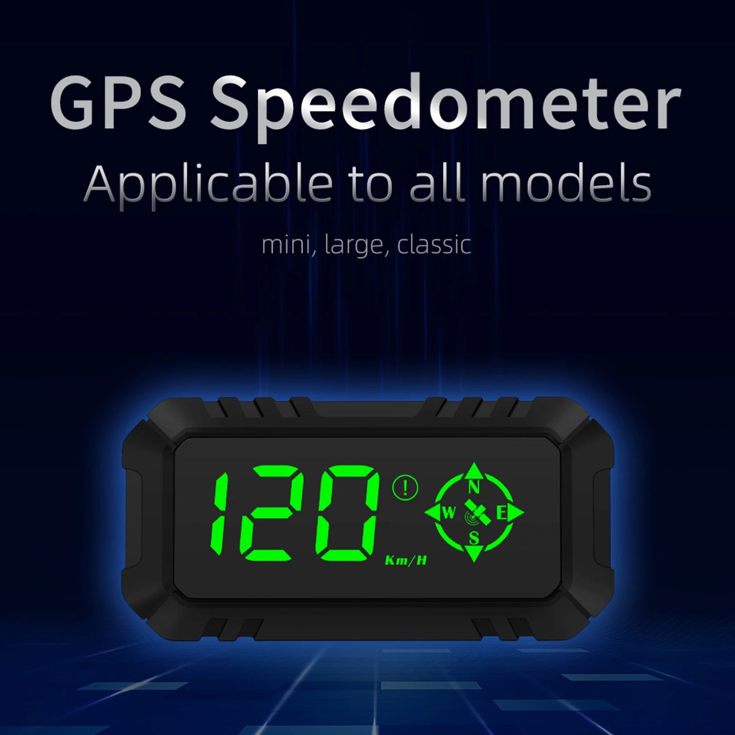 Vehicle Heads Up Display For GPS, Speedometer, Compass, etc.