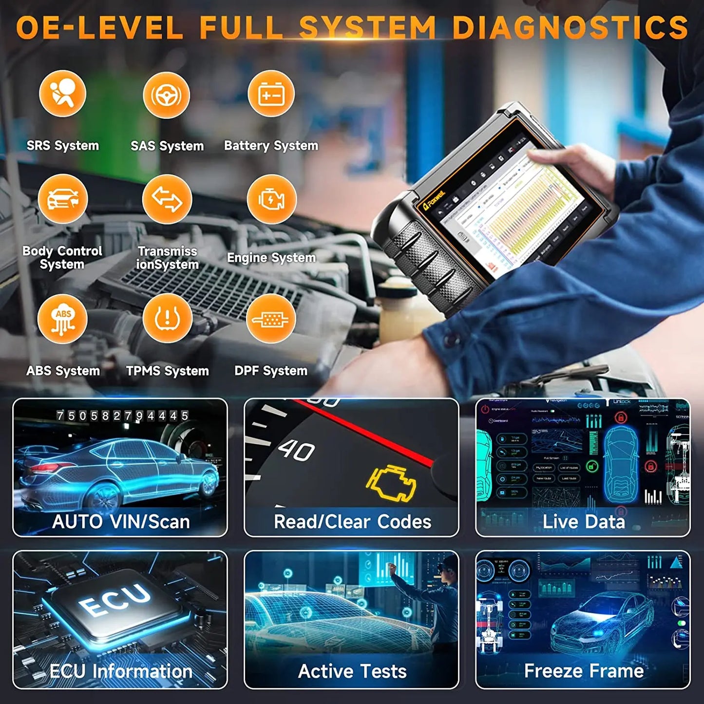 FOXWELL NT710 OBD2 Car Diagnostic Tool