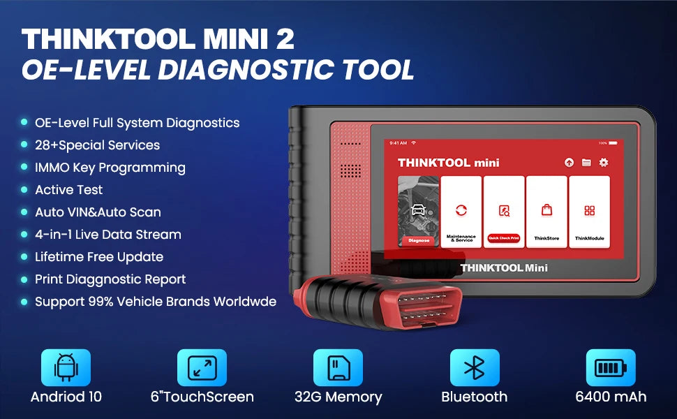 THINKCAR Thinktool Mini Mini 2 Car Diagnostic Tool Obd2