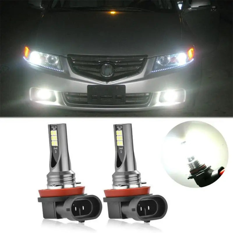 2pcs H7 3030 12SMD 110W LED Fog Lamp/Car Headlamp DC12-24V H4 H11 H8 9005 9006 H1 H3 H10