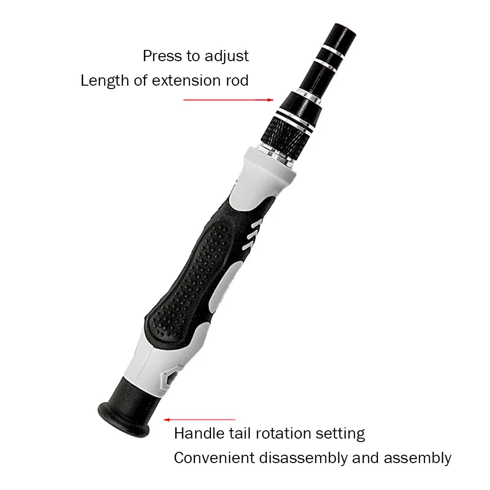 138 in 1 Electronic/Computer Repair Kit.  Magnetic Torx Phillips Laptop Phone PC Precision Screwdriver Set.  Small Impact Screw Driver Box