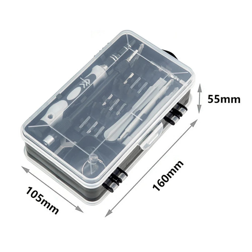 138 in 1 Electronic/Computer Repair Kit.  Magnetic Torx Phillips Laptop Phone PC Precision Screwdriver Set.  Small Impact Screw Driver Box