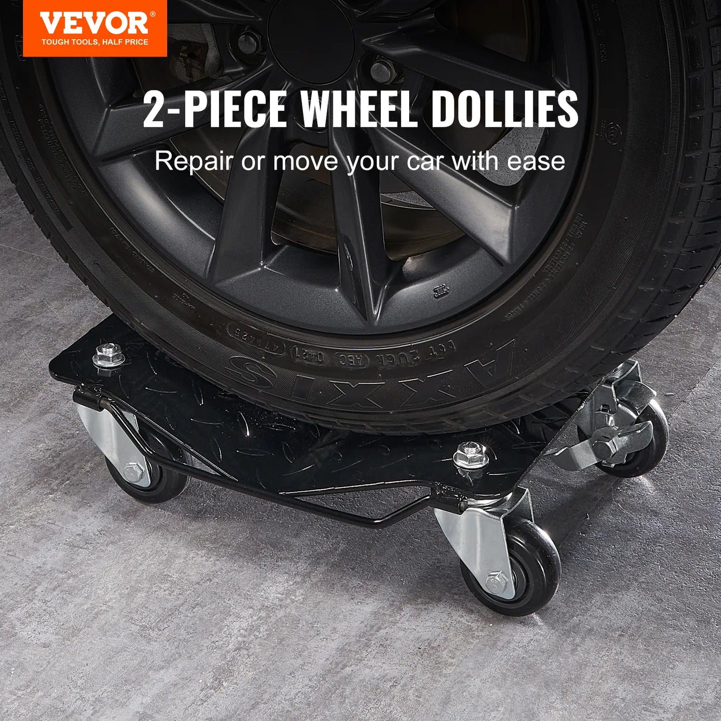 Car Tire/Wheel Dollies 2/4PCS 1500 Lbs Weight Capacity