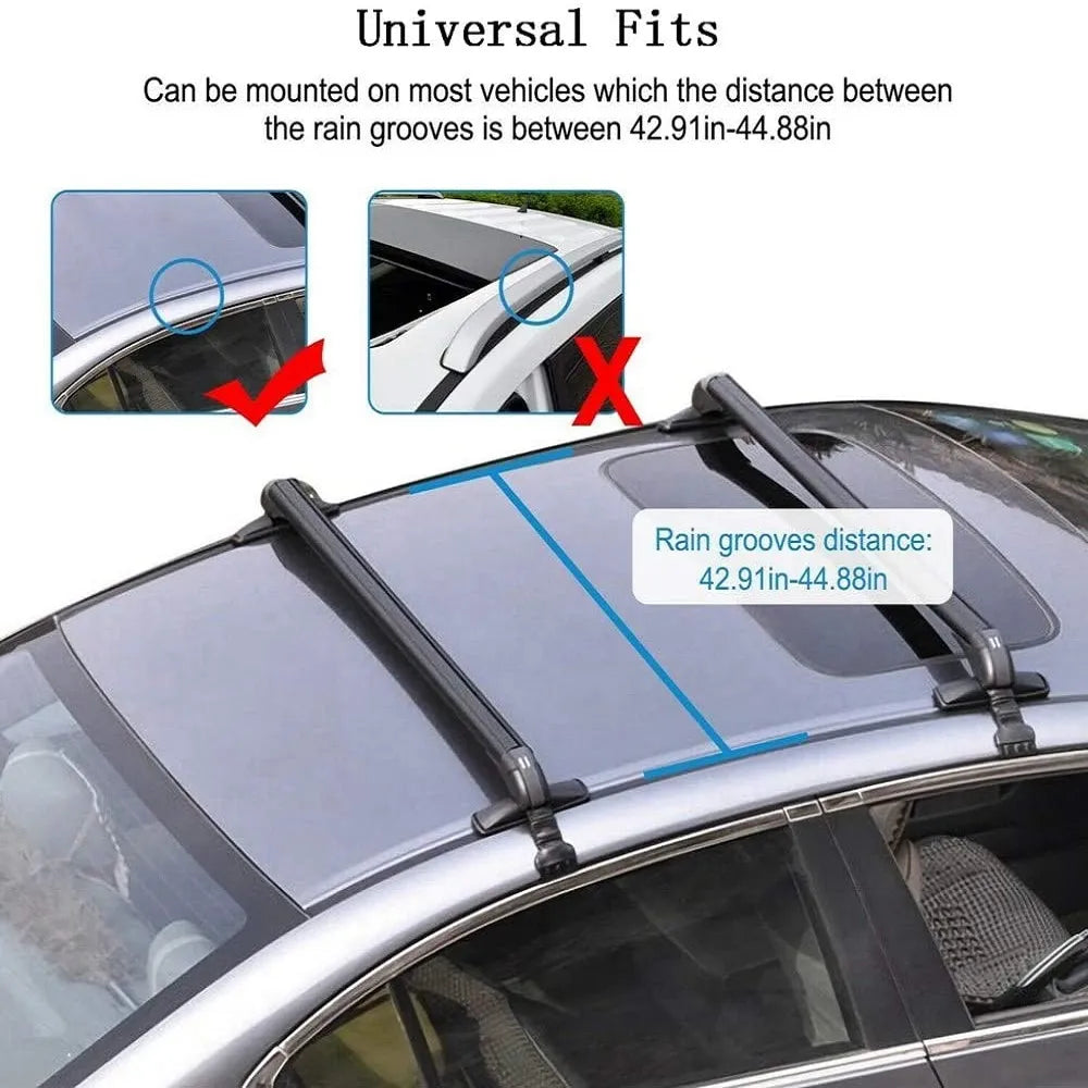 1 Pair Universal Vehicle Car Roof Mounting Rack