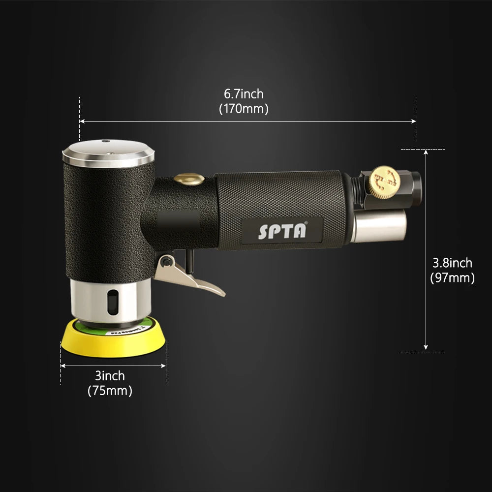 Mini Random Orbit Air Sander, Grinder or Polisher