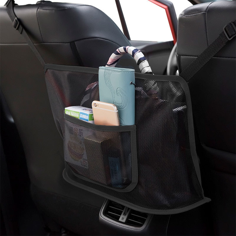 Car Backseat Organizer With Touch Screen Tablet Holder