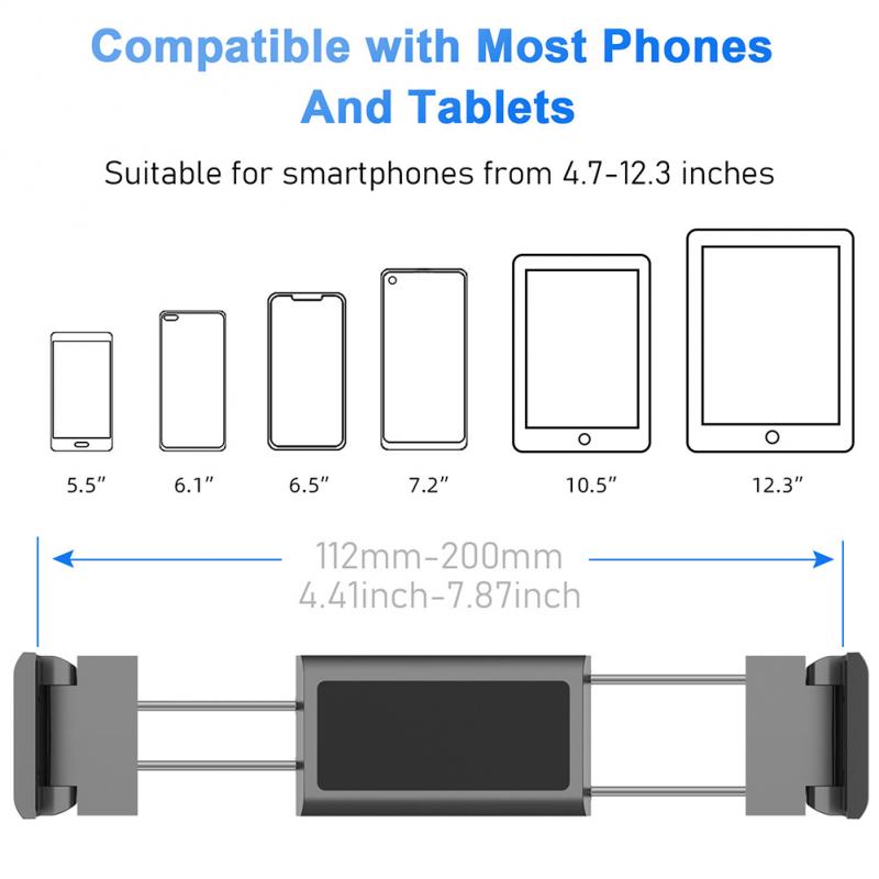 Headrest Post Mount Tablet Holder