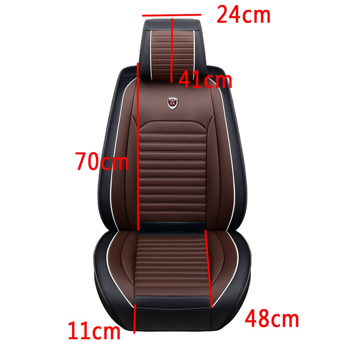 1 PC Universal Car Seat Covers, Synthetic Leather For Most Imports