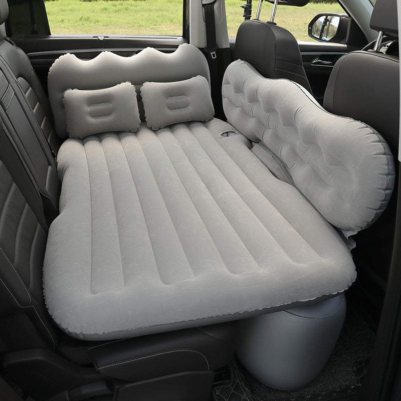 Car back seat inflatable mattress/bed