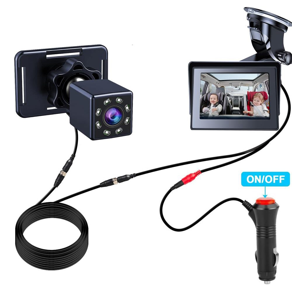 Infant Rear View Camera w/Infrared Night Vision Display