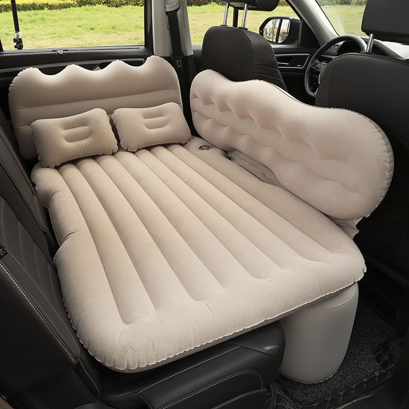 Car back seat inflatable mattress/bed