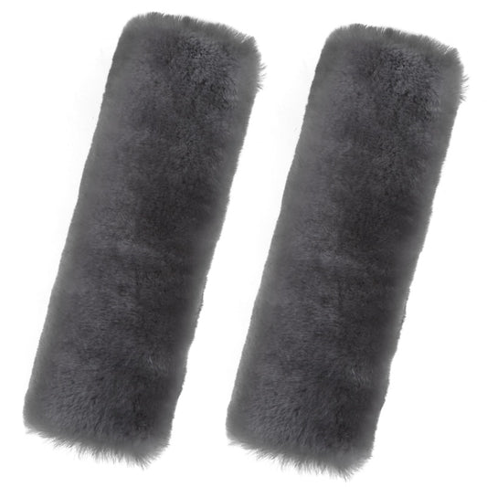 Real Sheepskin Seat Belt Pad Cover