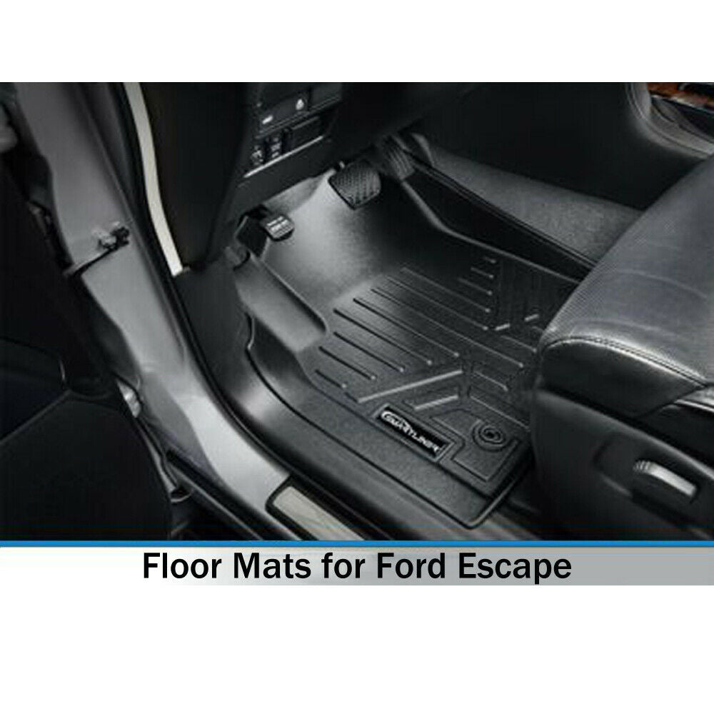 2020 - 2021 Ford Escape, Black, All Weather Floor Mats