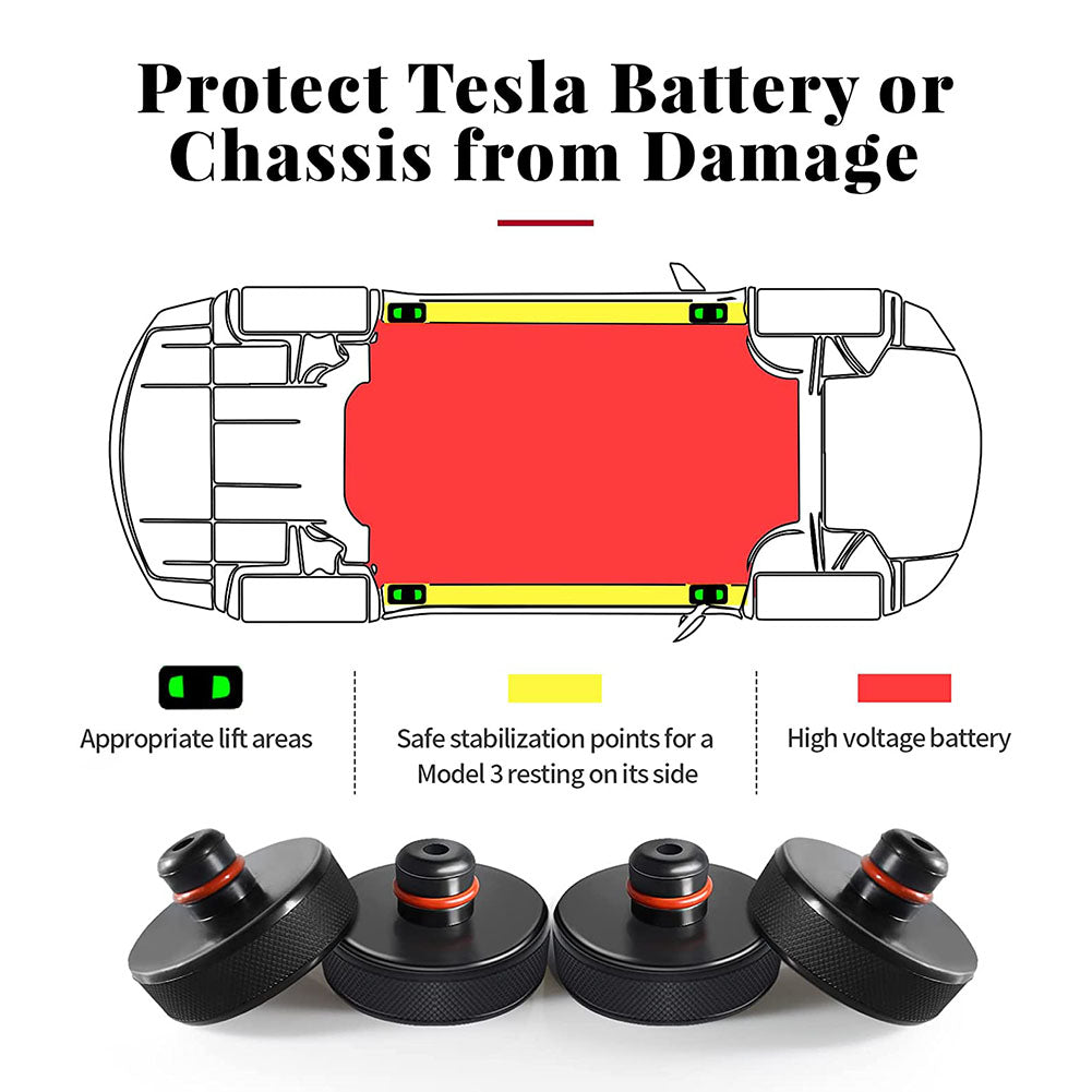 4pcs Lifting Jack Pad for Tesla Model 3 S X Y