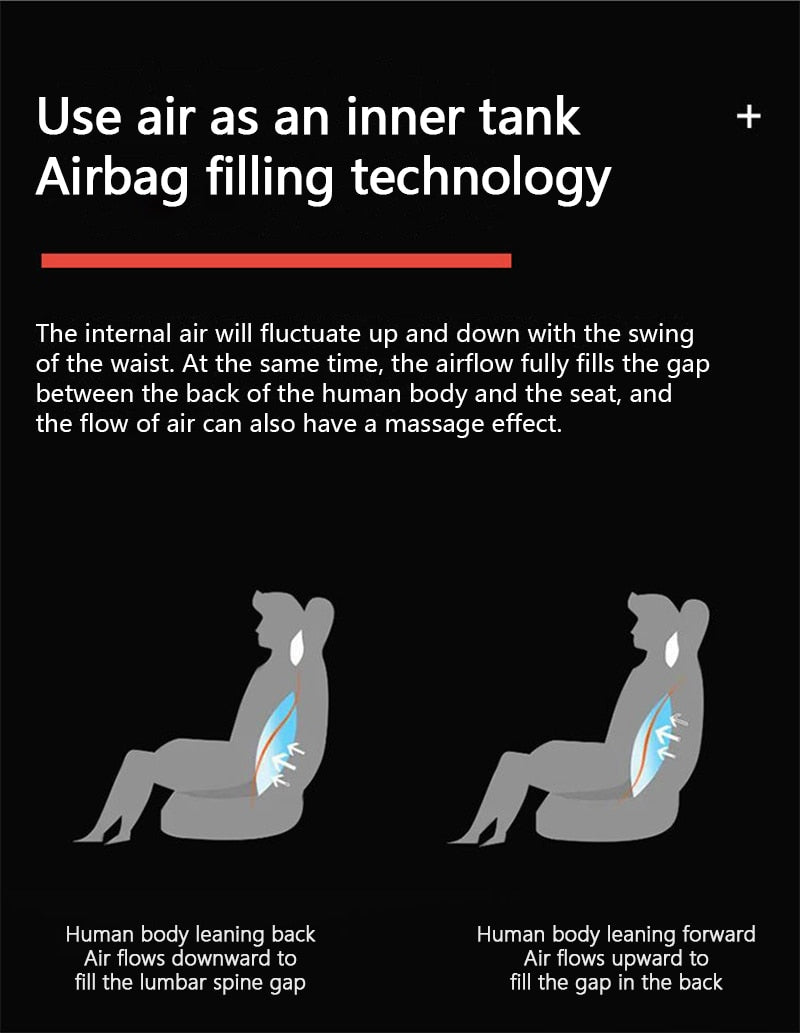 Air Bag Lumbar Support Cushion