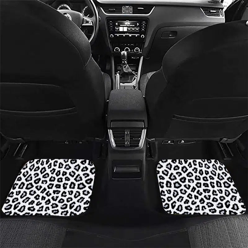 Leopard Print Car Floor Mats