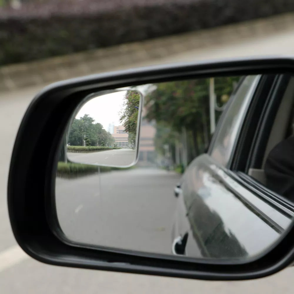 Adjustable, Wide Angle, Blind Spot Mirror.