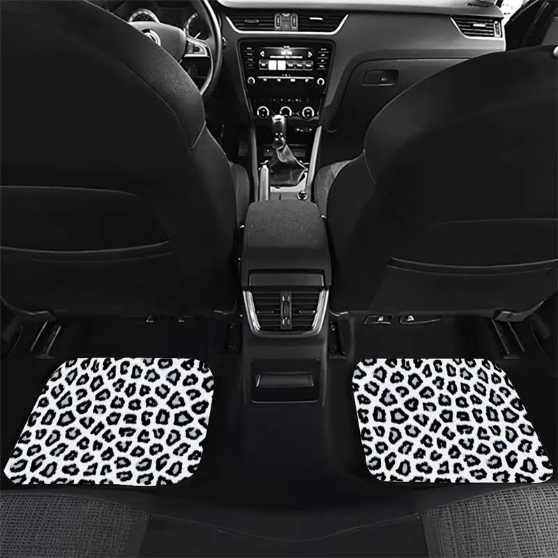 Leopard Print Car Floor Mats