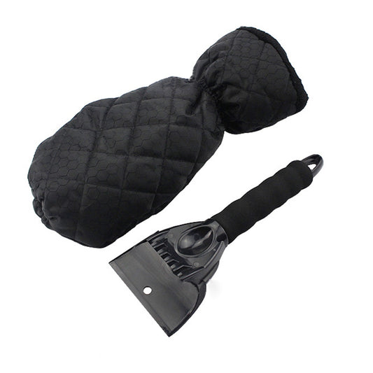 Car Snow &  Ice Scraper with Integral Glove