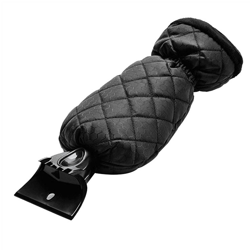 Car Snow &  Ice Scraper with Integral Glove