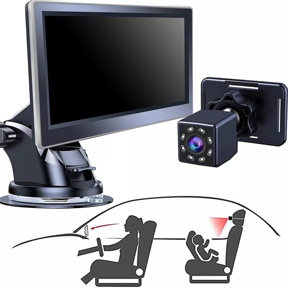 Infant Rear View Camera w/Infrared Night Vision Display