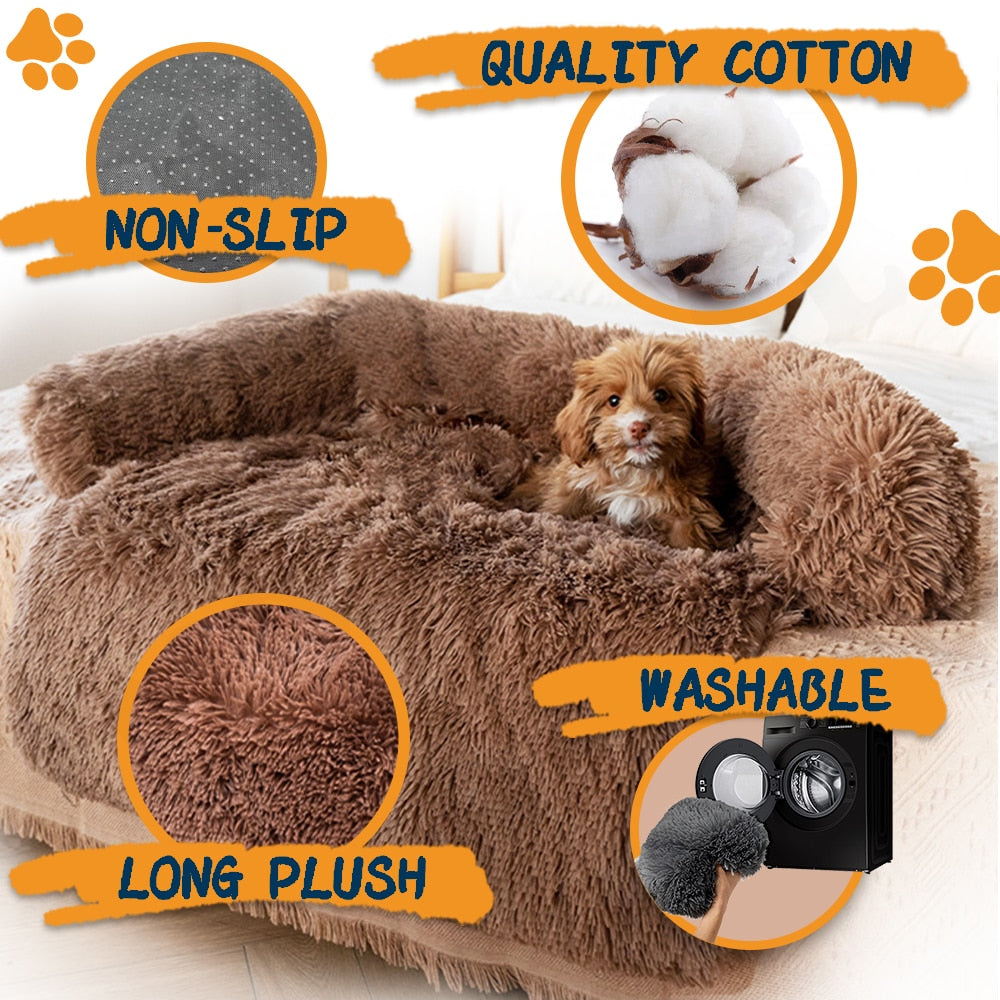 Dog Bed Mat Cover for Sofa -OR- Car Pet Blanket